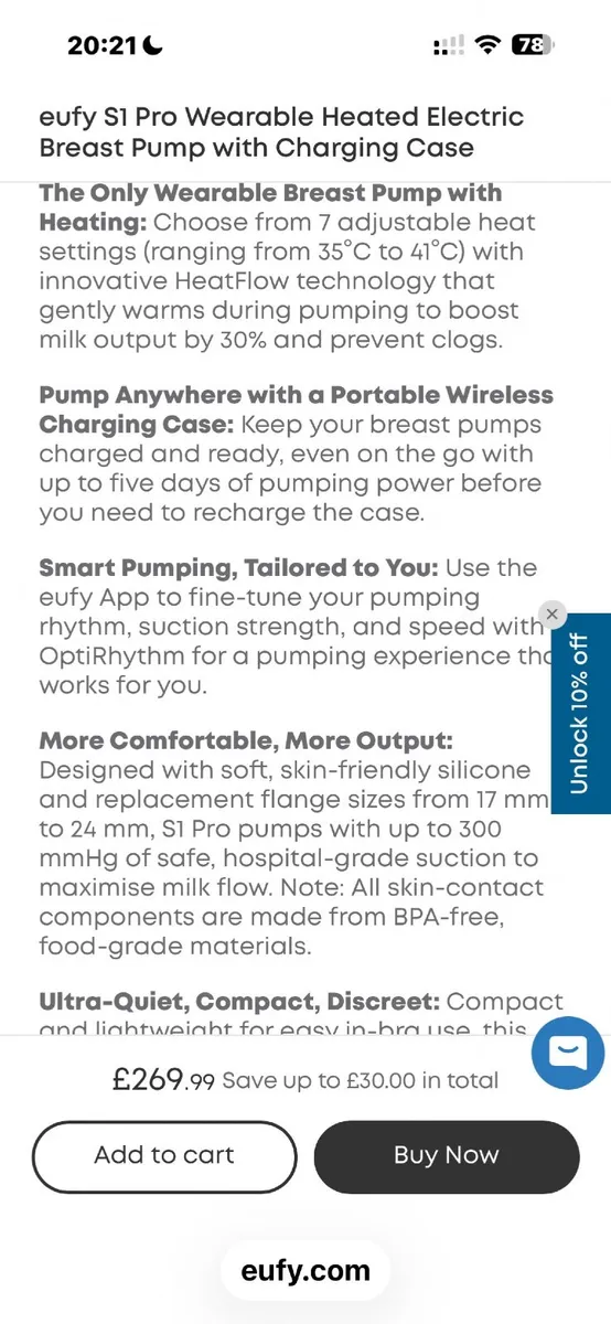 breast pump eufy S1 Pro - Image 3