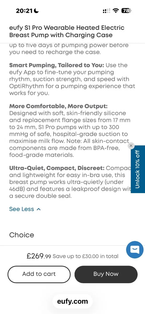 breast pump eufy S1 Pro - Image 4