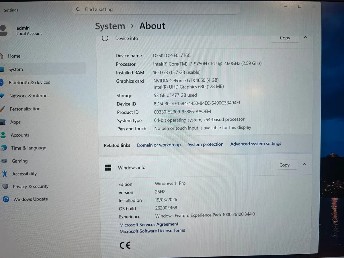 Dell XPS15 7590 - Image 3