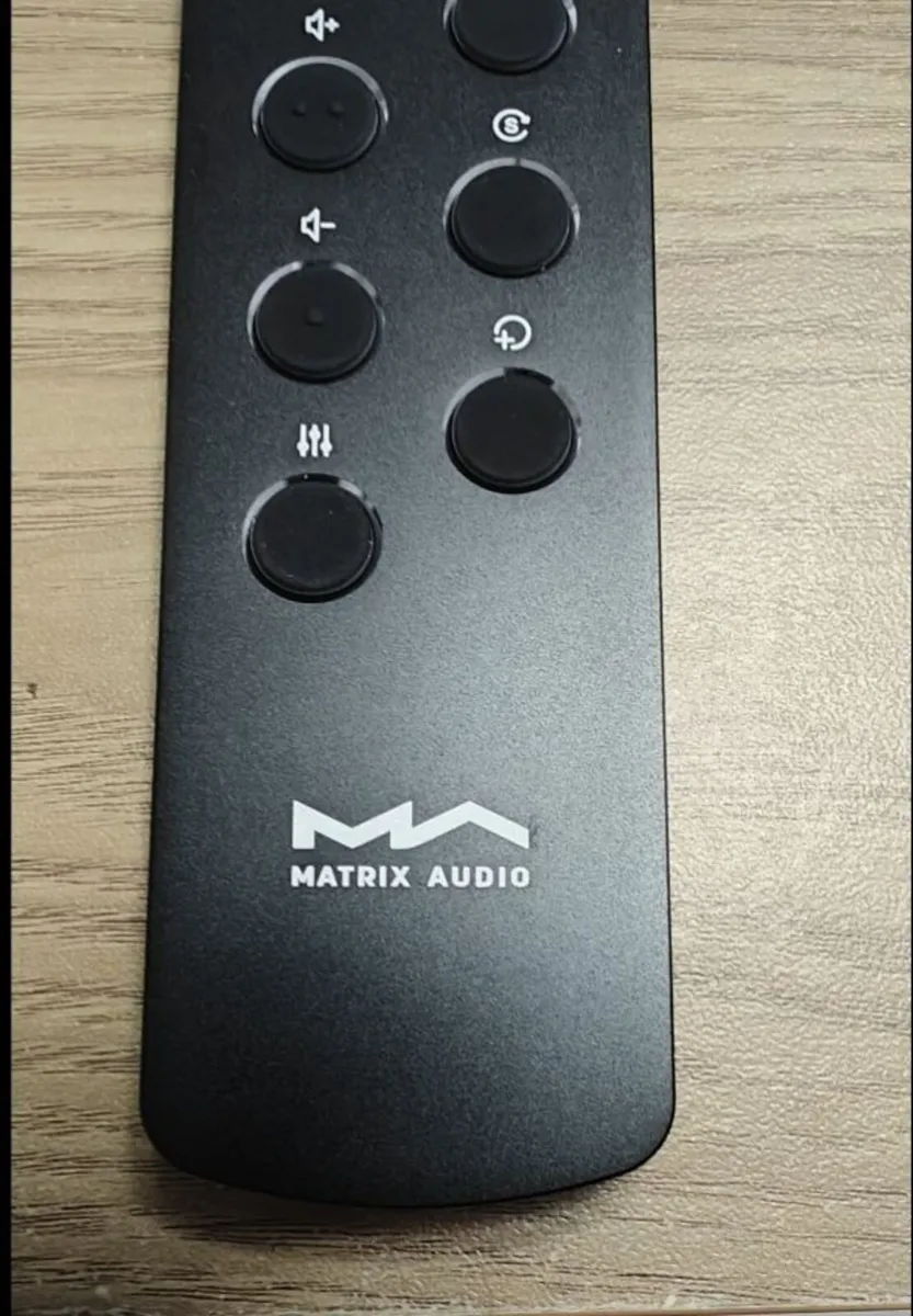Matrix Audio DAC pro RM 2 remote controle - Image 1