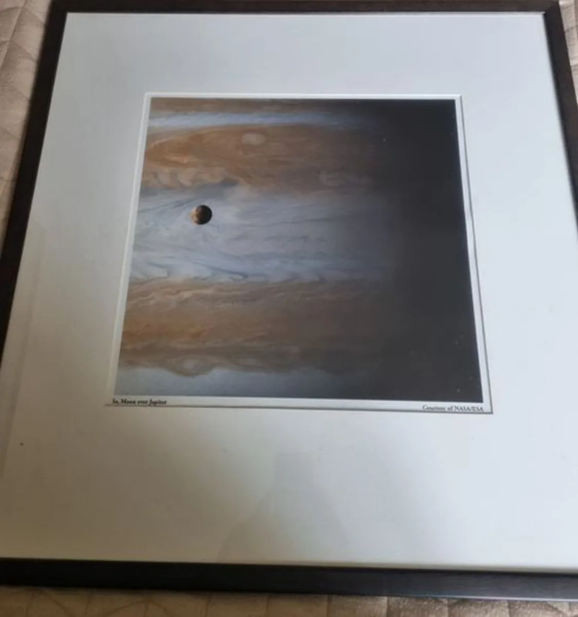 The famous NASA photograph  "Io Moon over Jupiter" - Image 1