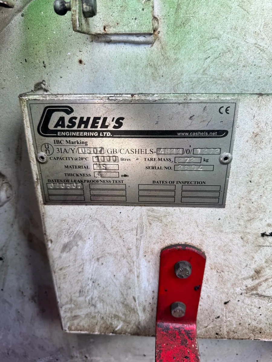 1000 Litre Cashels Diesel Tank - Image 3