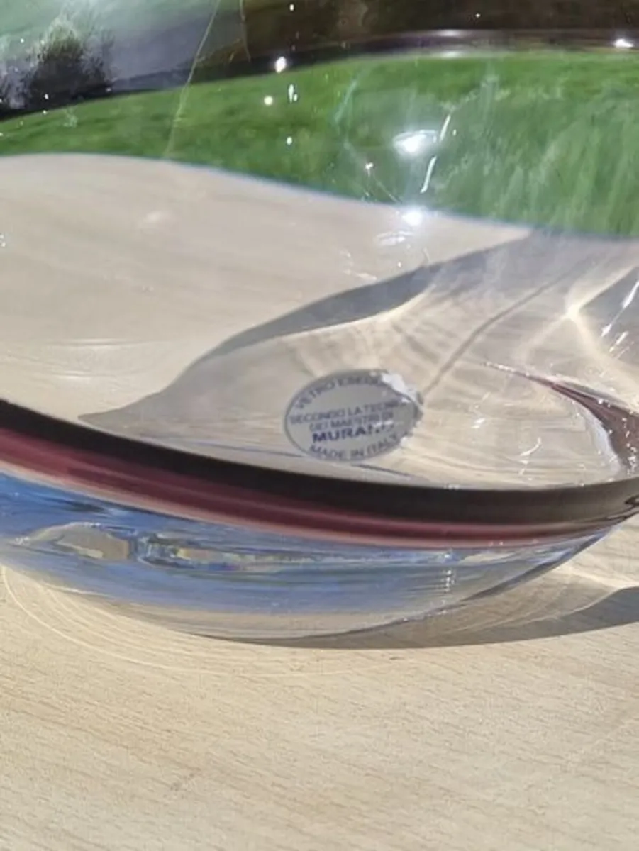 Murano art glass vase - Image 3