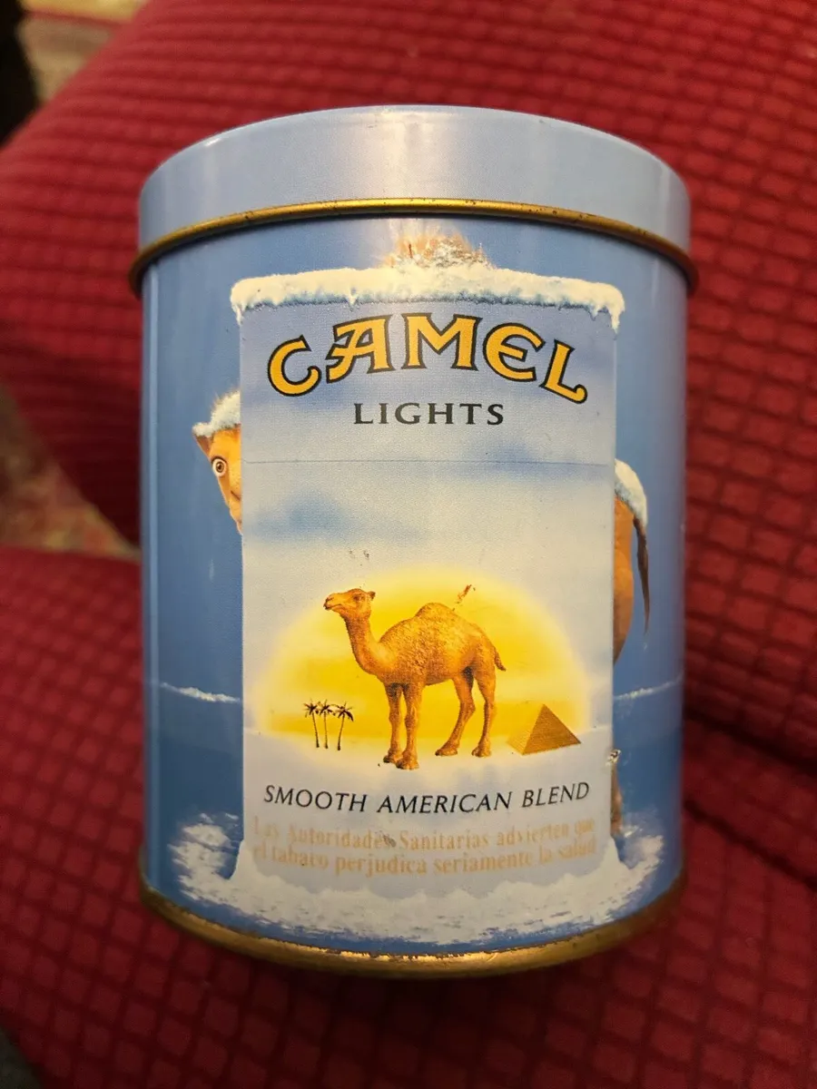 Very Rare Camel Lights Metal box - Image 1