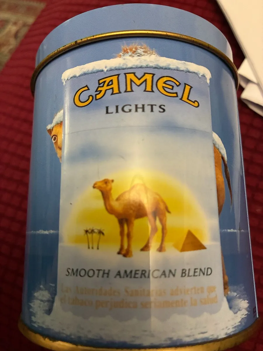 Very Rare Camel Lights Metal box - Image 4
