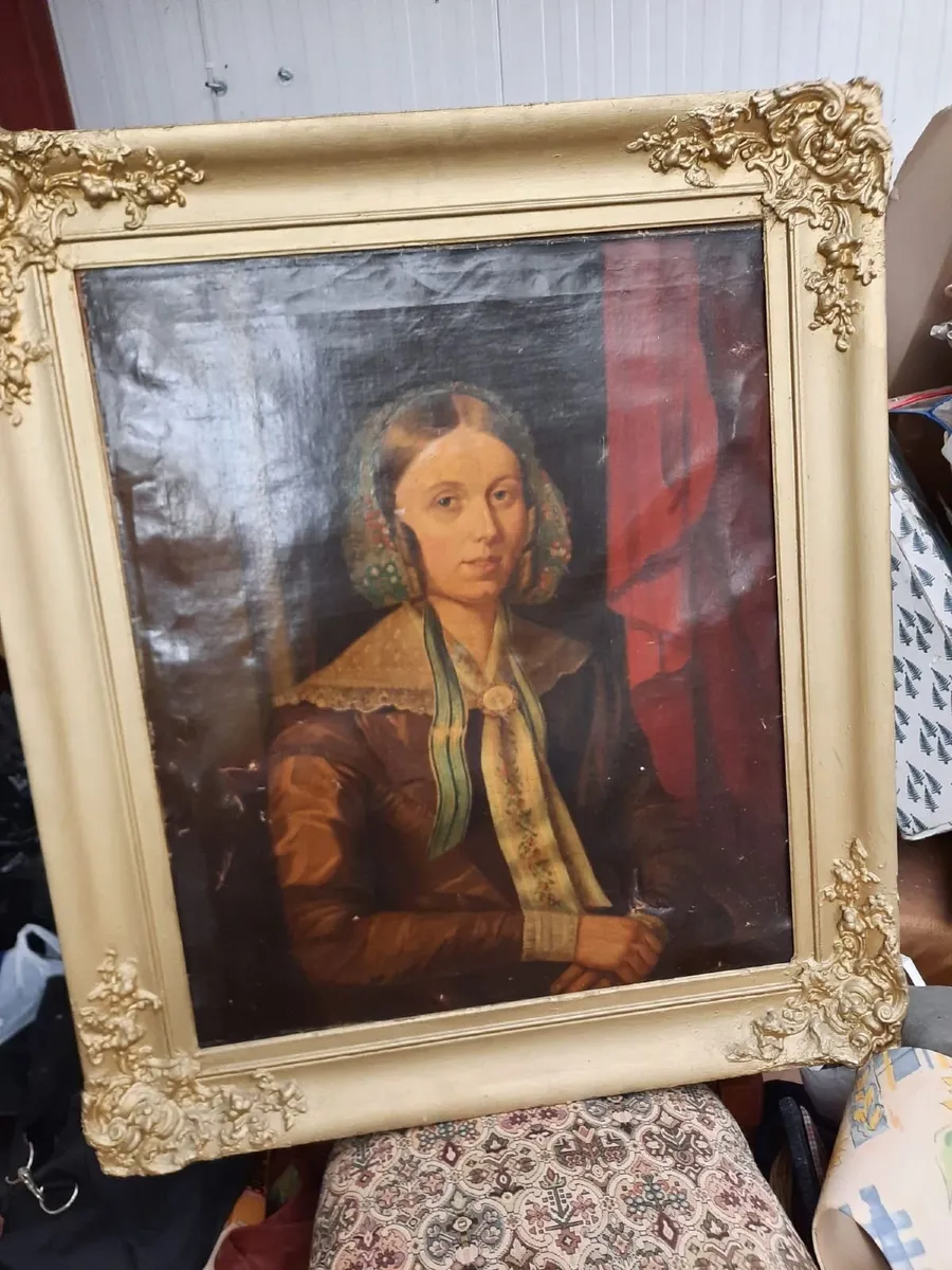 Pair of antique pictures - Image 2