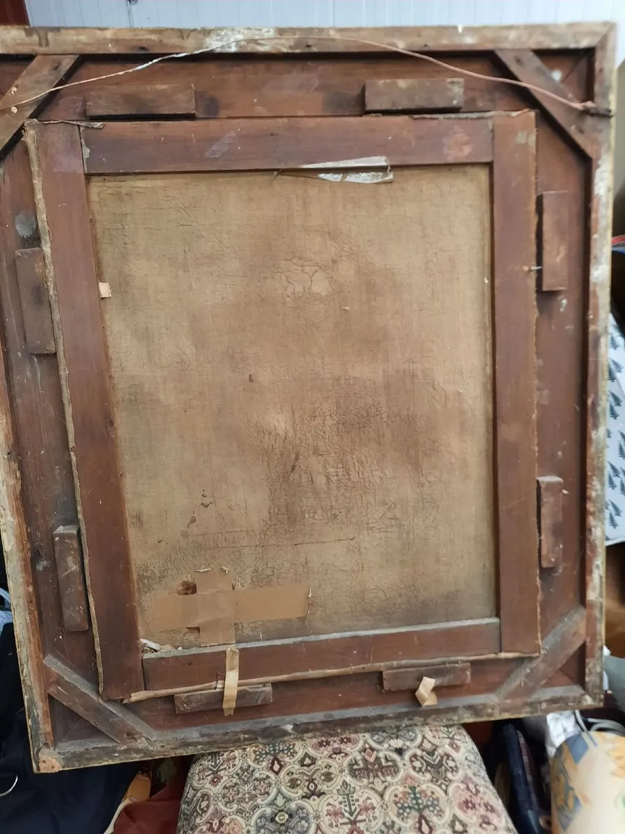 Pair of antique pictures - Image 4