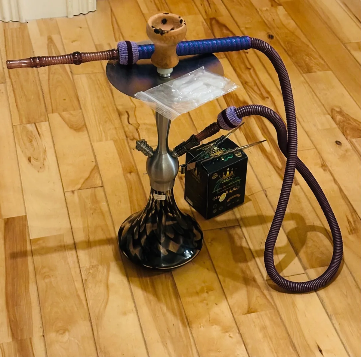 Shisha / Hookah Pipe - Full Setup Boxed - Image 1