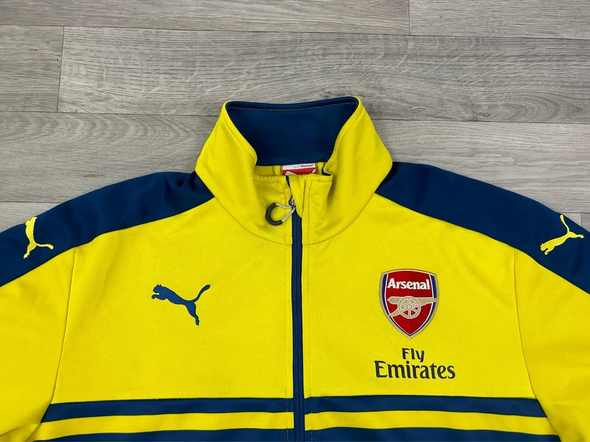 Puma Arsenal London Anthem Track Jacket Mens Large - Image 3