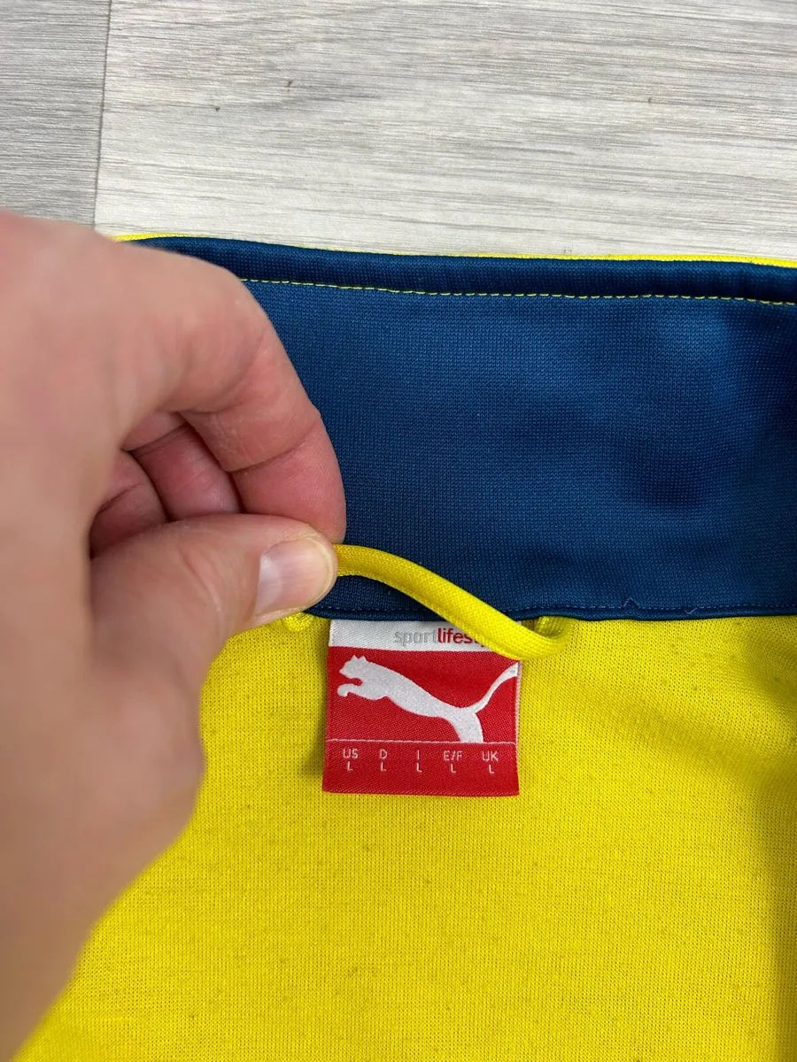Puma Arsenal London Anthem Track Jacket Mens Large - Image 4