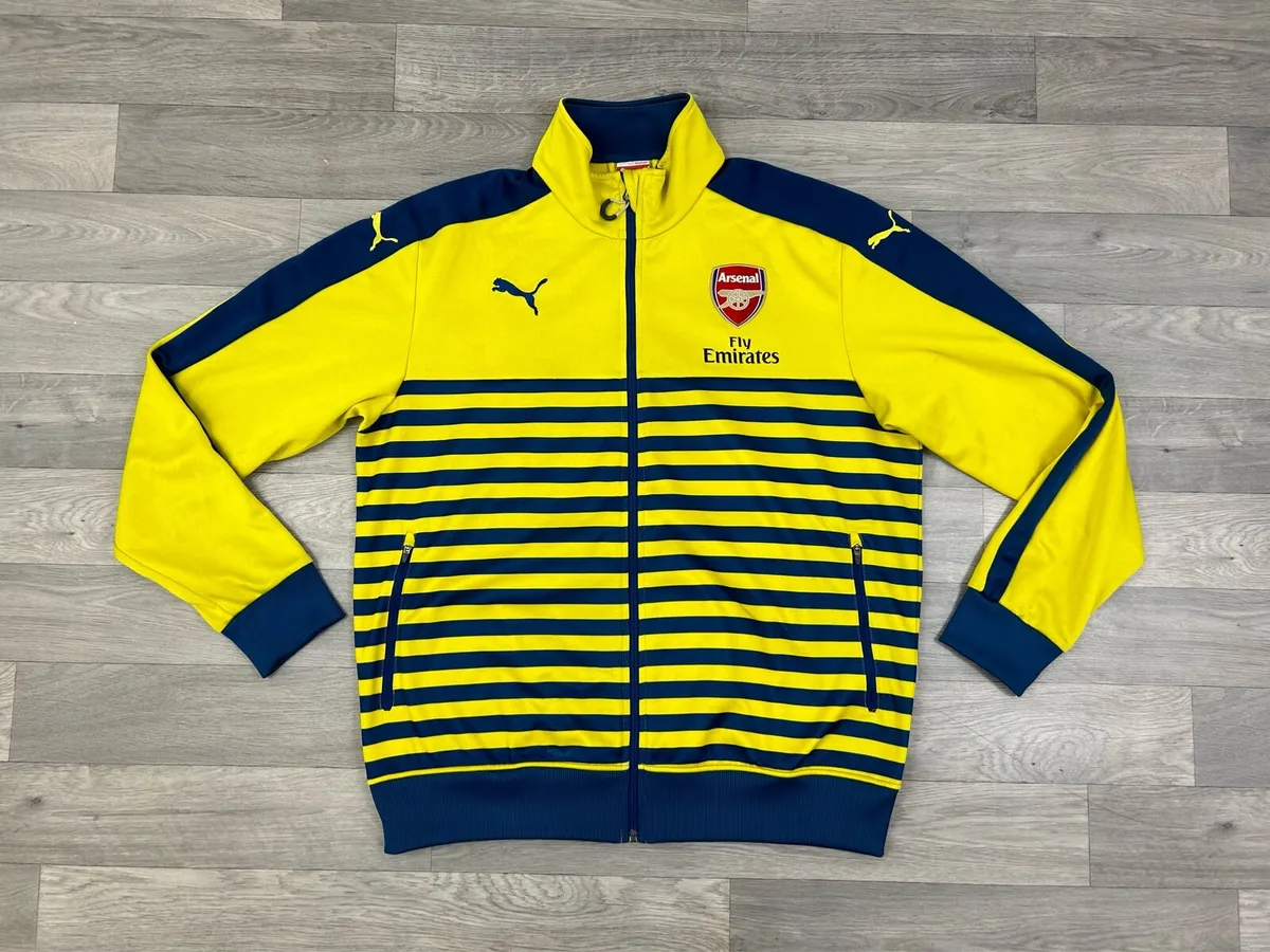 Puma Arsenal London Anthem Track Jacket Mens Large - Image 1