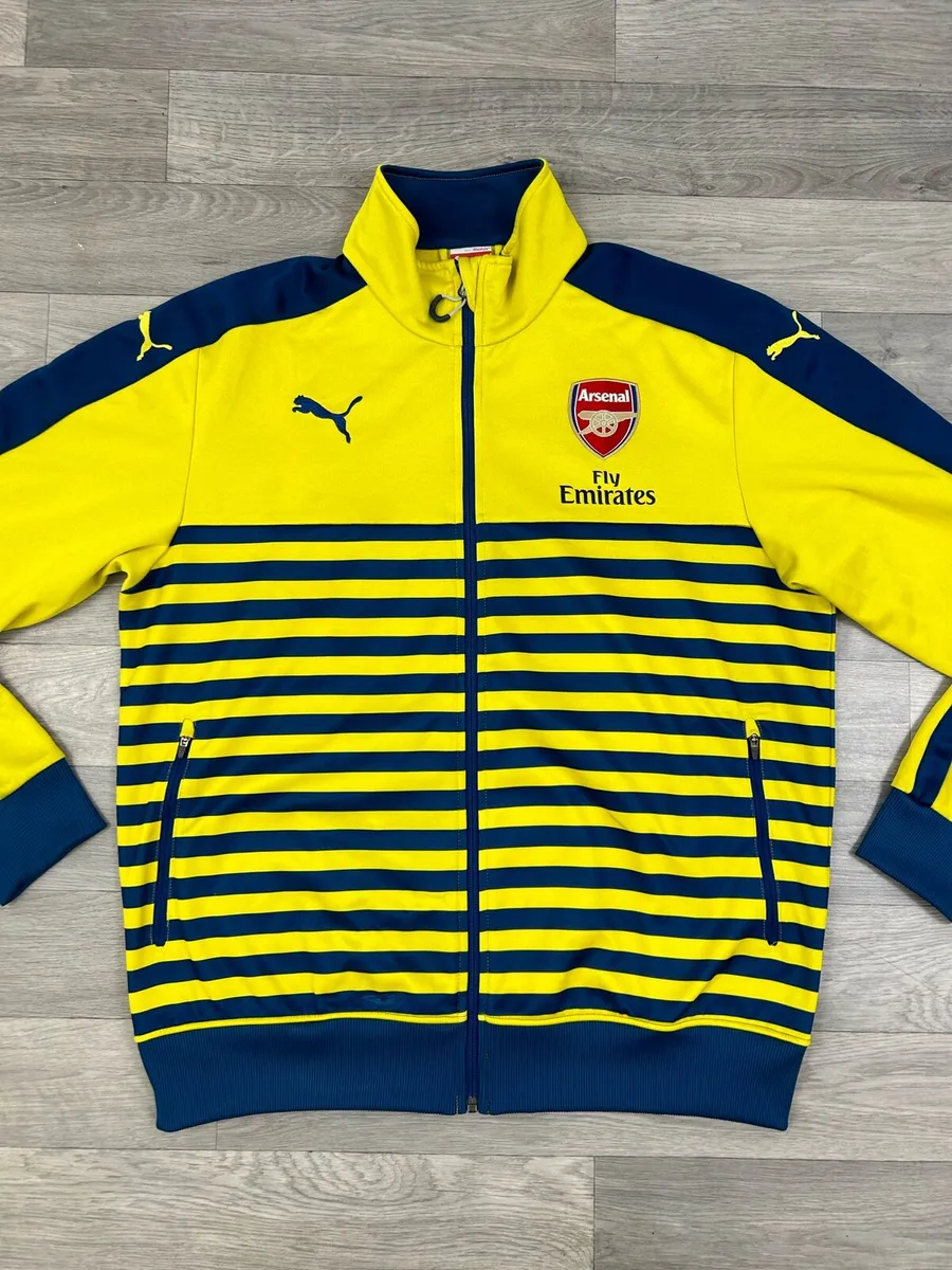 Puma Arsenal London Anthem Track Jacket Mens Large - Image 2