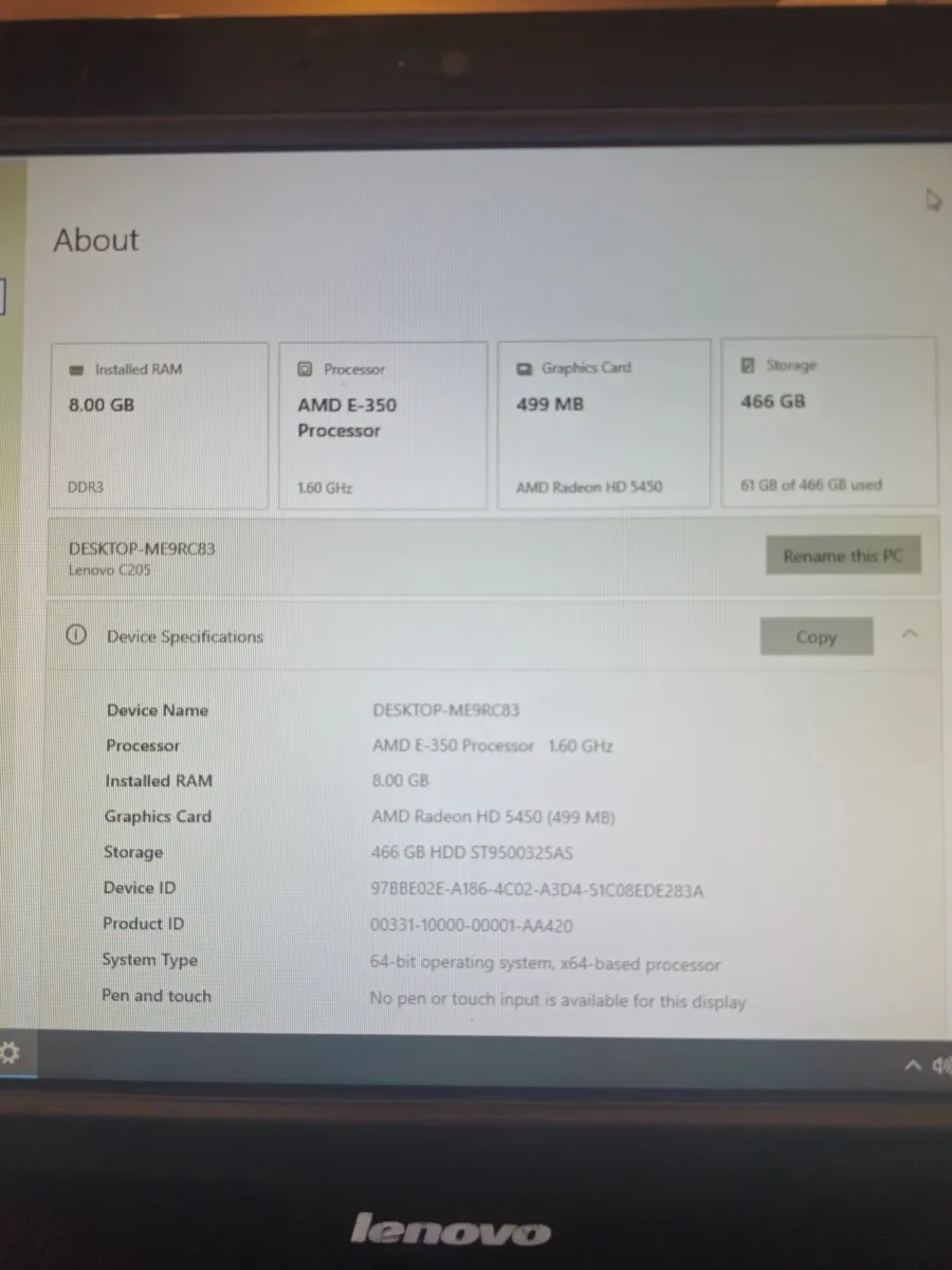 Lenovo all in one pc - Image 2