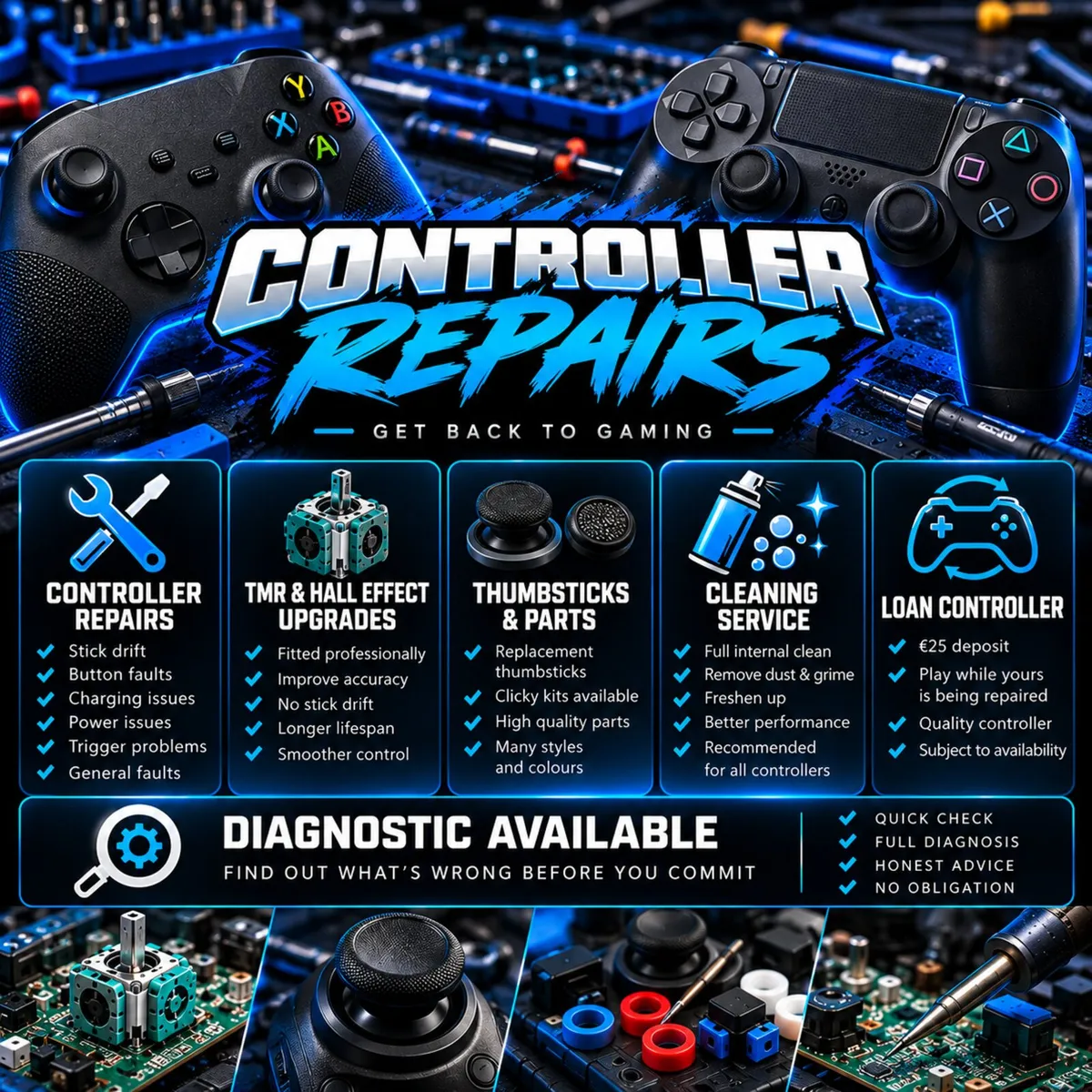 Controller Repairs, Xbox / PlayStation. - Image 1