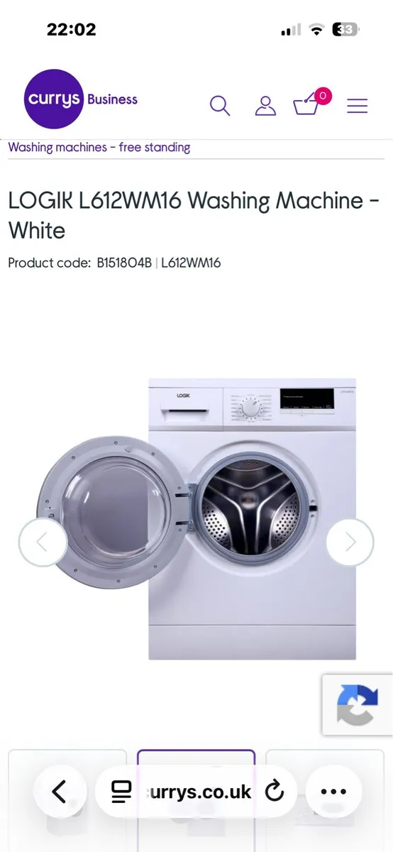 Washing machine -Logik 6kg - Image 3