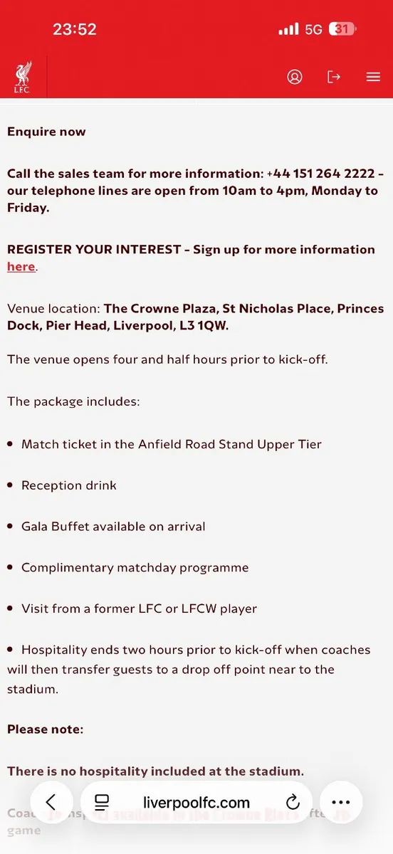 Liverpool tickets - Image 2