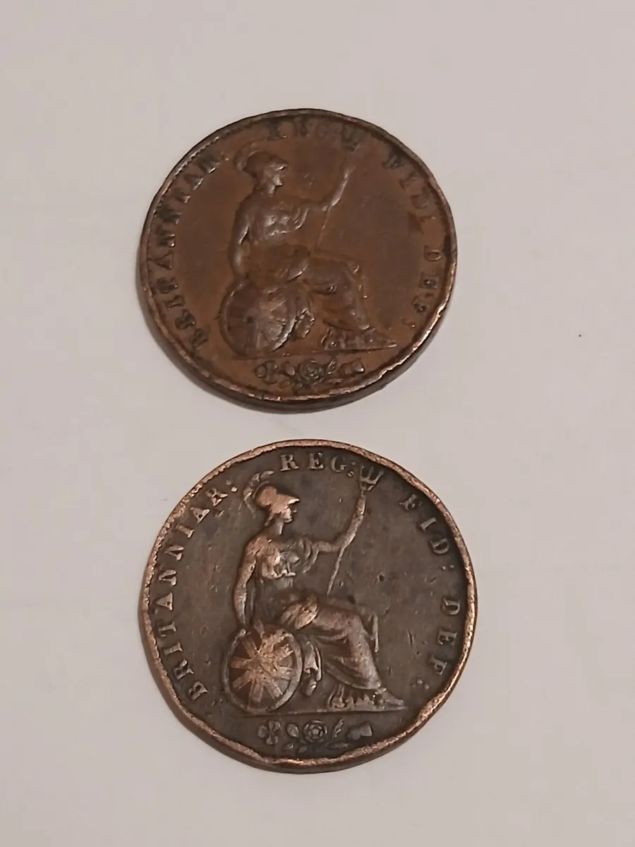 1854 Victoria x 2 - Image 1