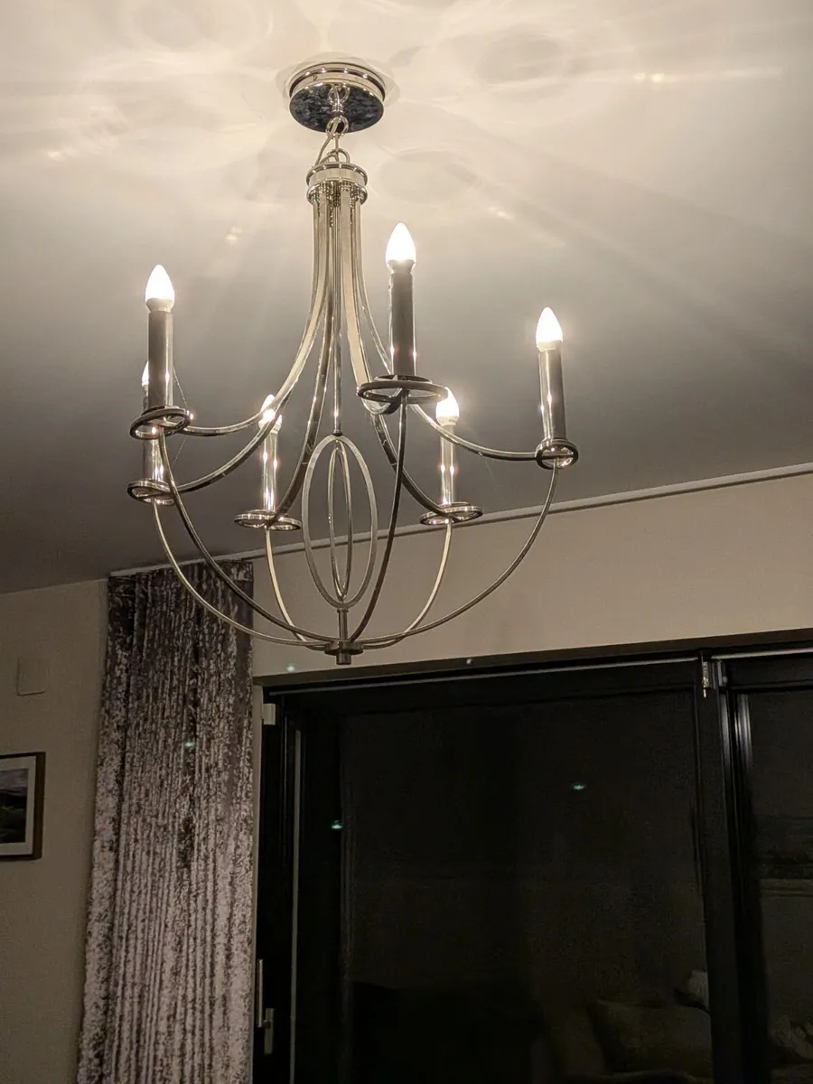 Endon Whistle 6-Light Pendant Chandelier - Image 3