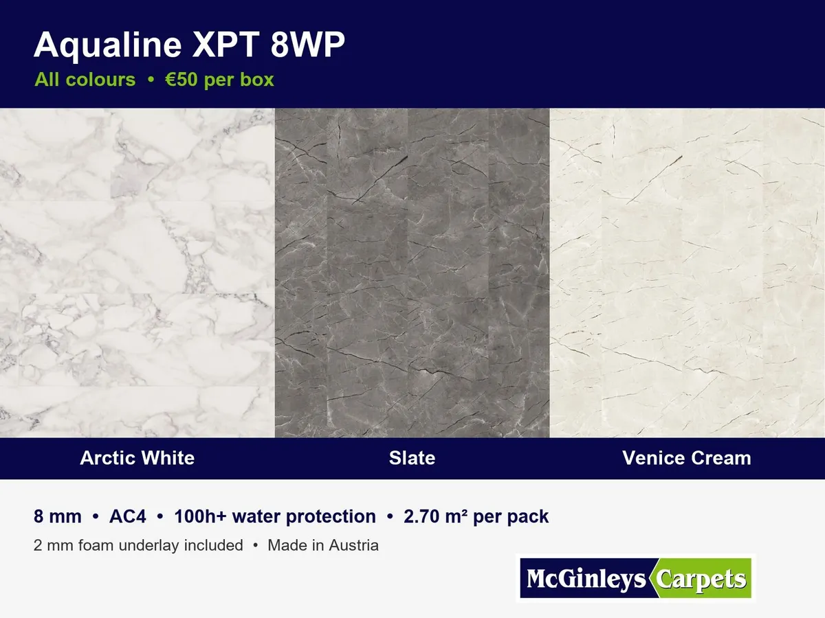 Marble Look Click Flooring Aqualine - Image 3