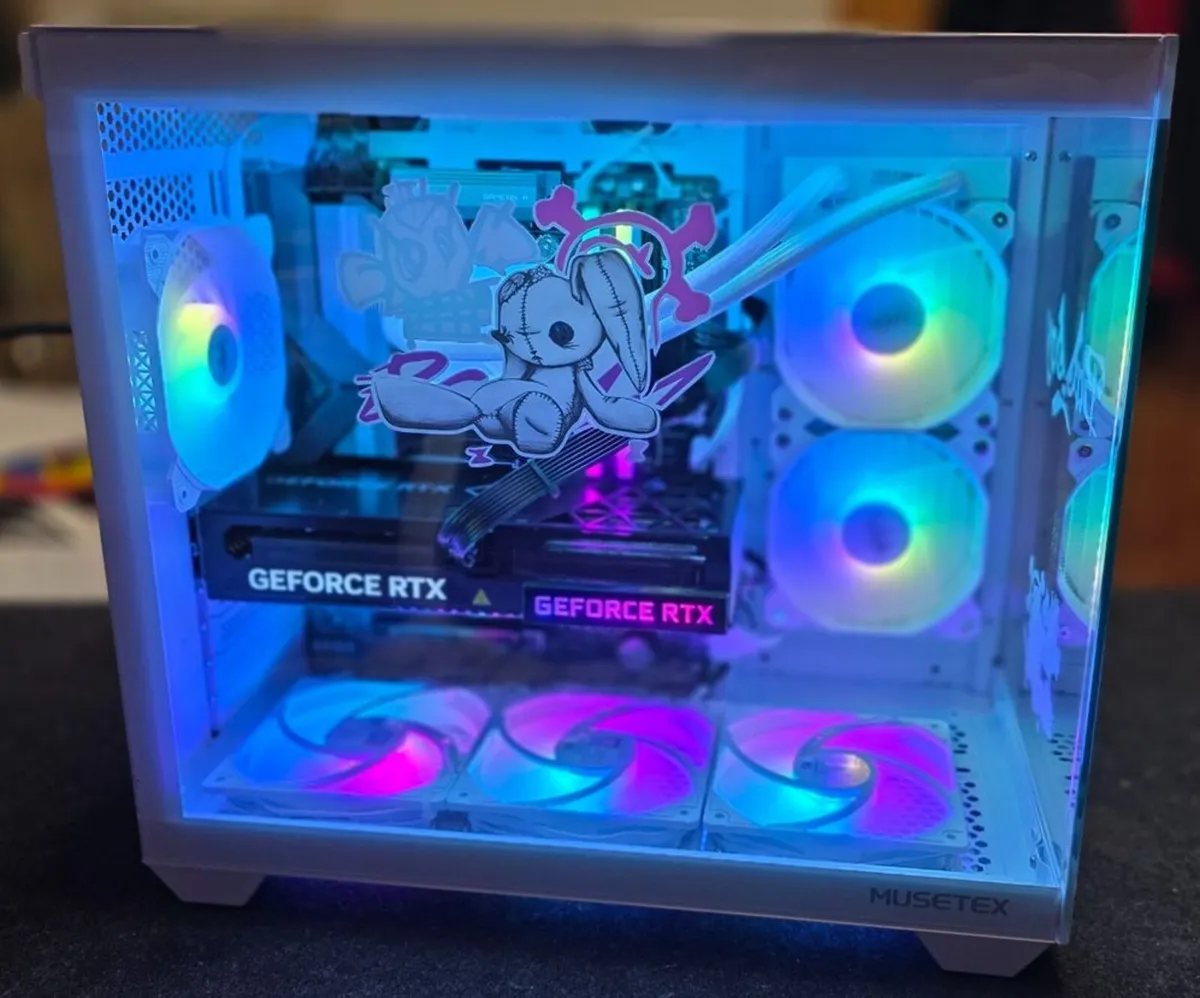BadBoy Ryzen 7 RTX 4070 White Gaming PC - Image 2