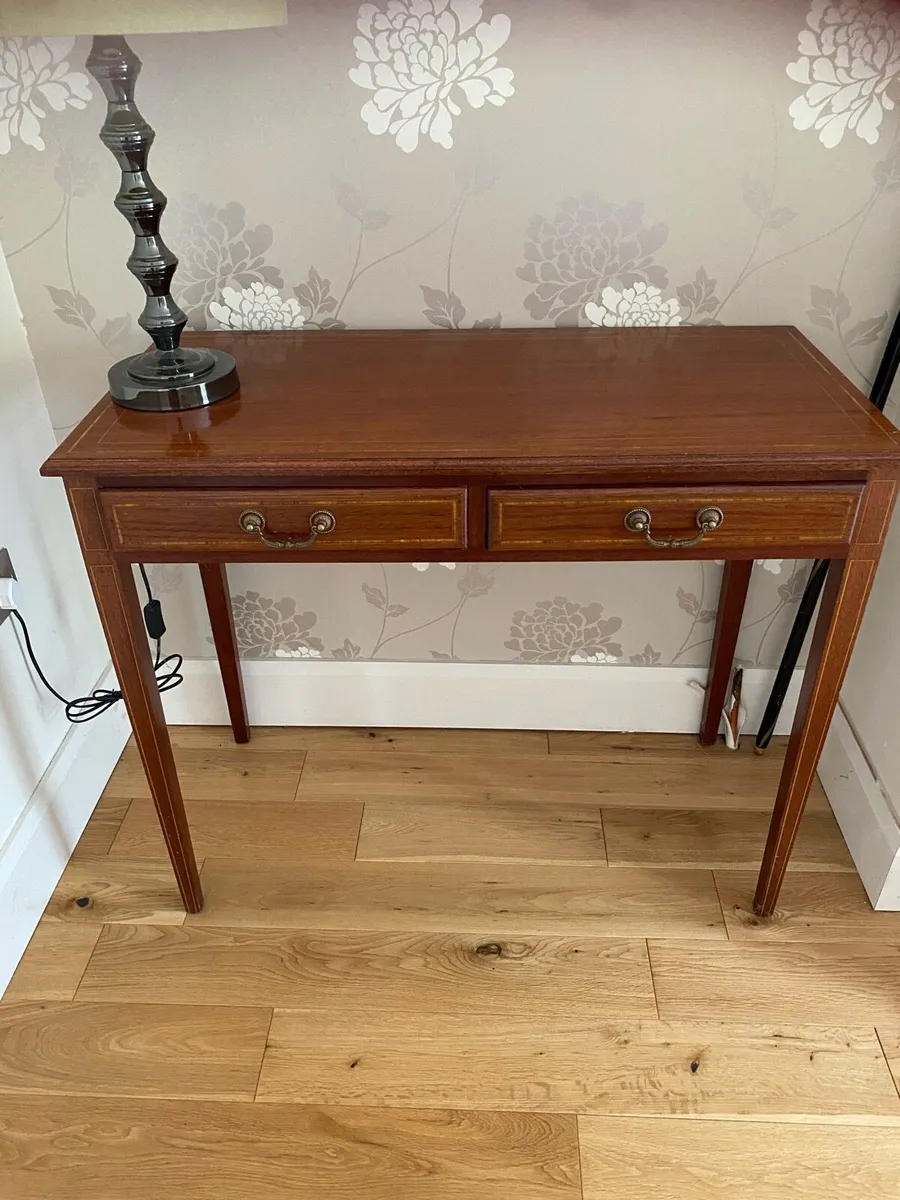 Traditional Mahogany Hall / Console Table - Image 3