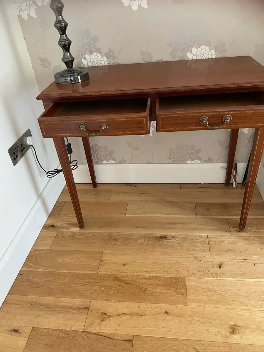 Traditional Mahogany Hall / Console Table - Image 4
