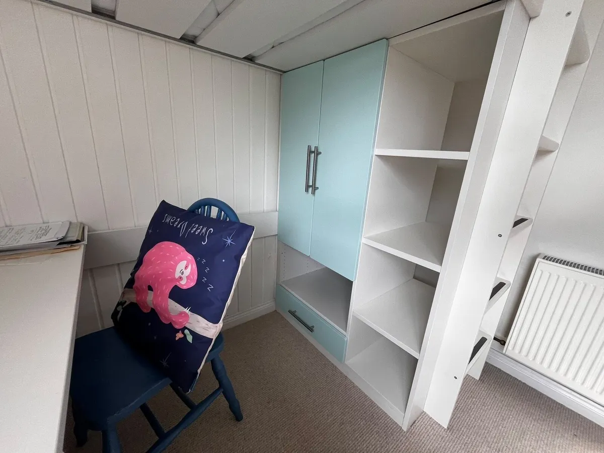 Bed with desk - Image 4