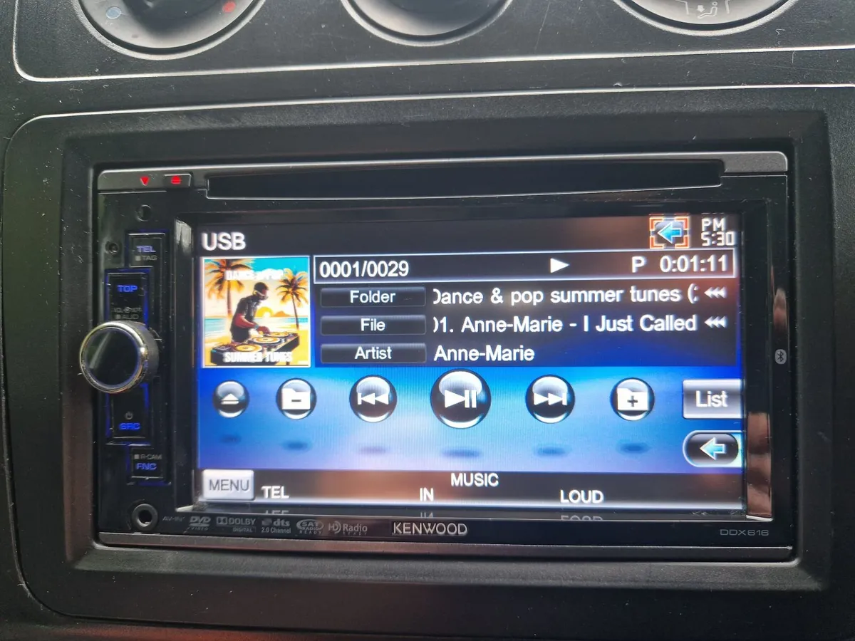 Kenwood DDX616 Double Din Head Unit Car Radio - Image 4