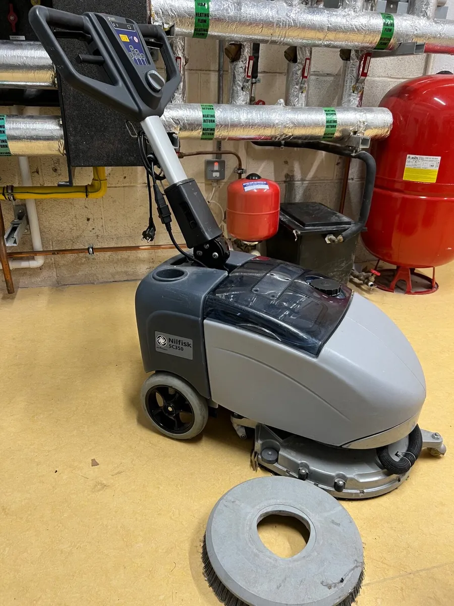 Nilfisk SC-351 Battery Scrubber Dryer - Used - Image 1
