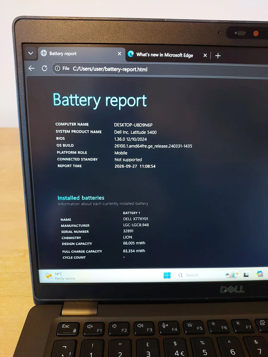 Dell Latitude 5400 | i5-8350U | 8GB RAM | 256GB - Image 4