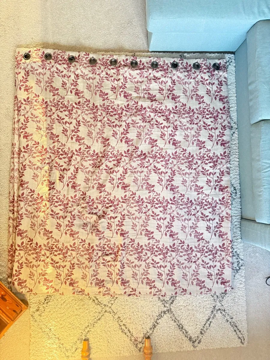 2 Pairs of Lined Curtains – 65” × 72” €100 OBO - Image 2