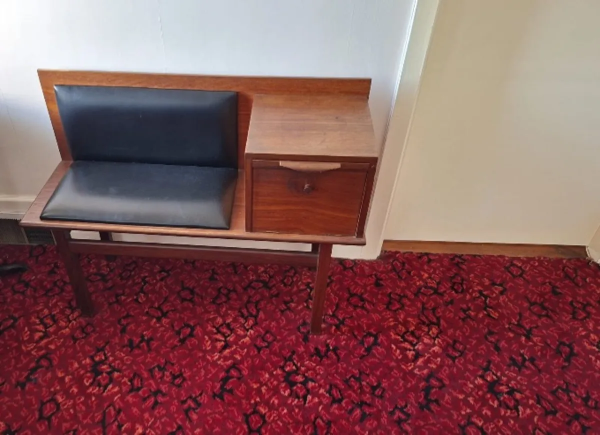 G plan retro phone / hall table