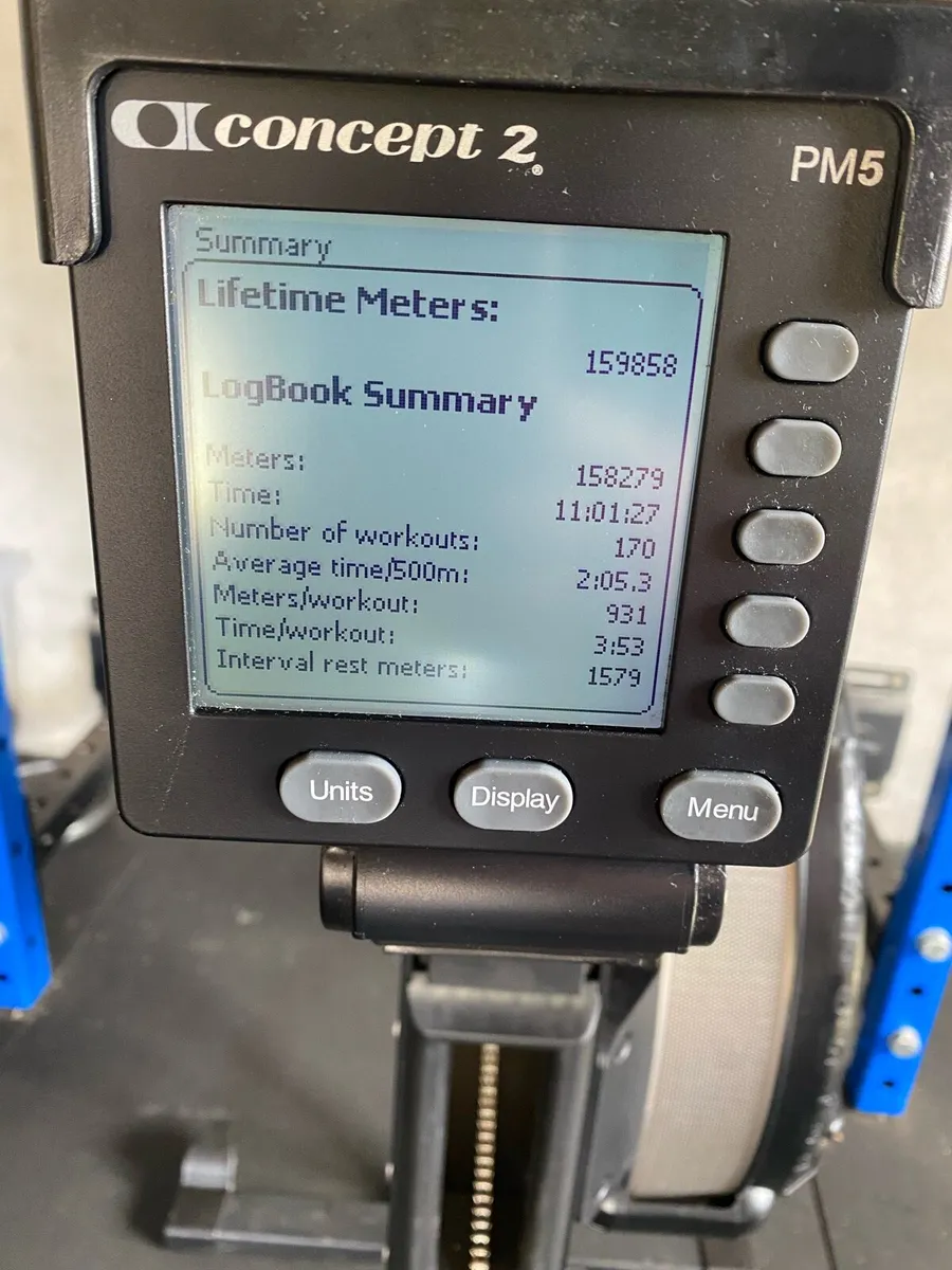 Concept 2 rower - PM5 Mondel D - Image 4