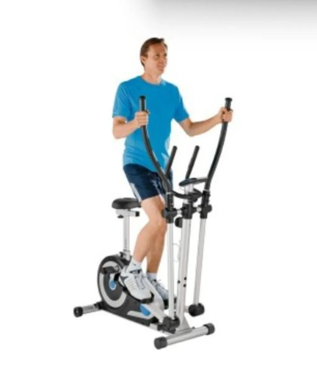 Roger Black 2 in 1 Exercise Bike & Cross Trainer - Image 1