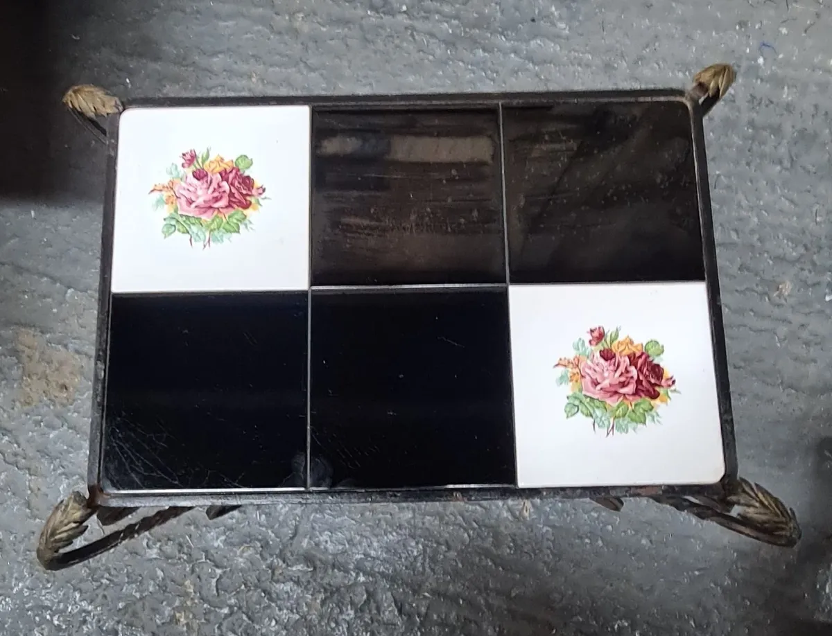 Vintage Wrought Iron Coffee Table - Image 4