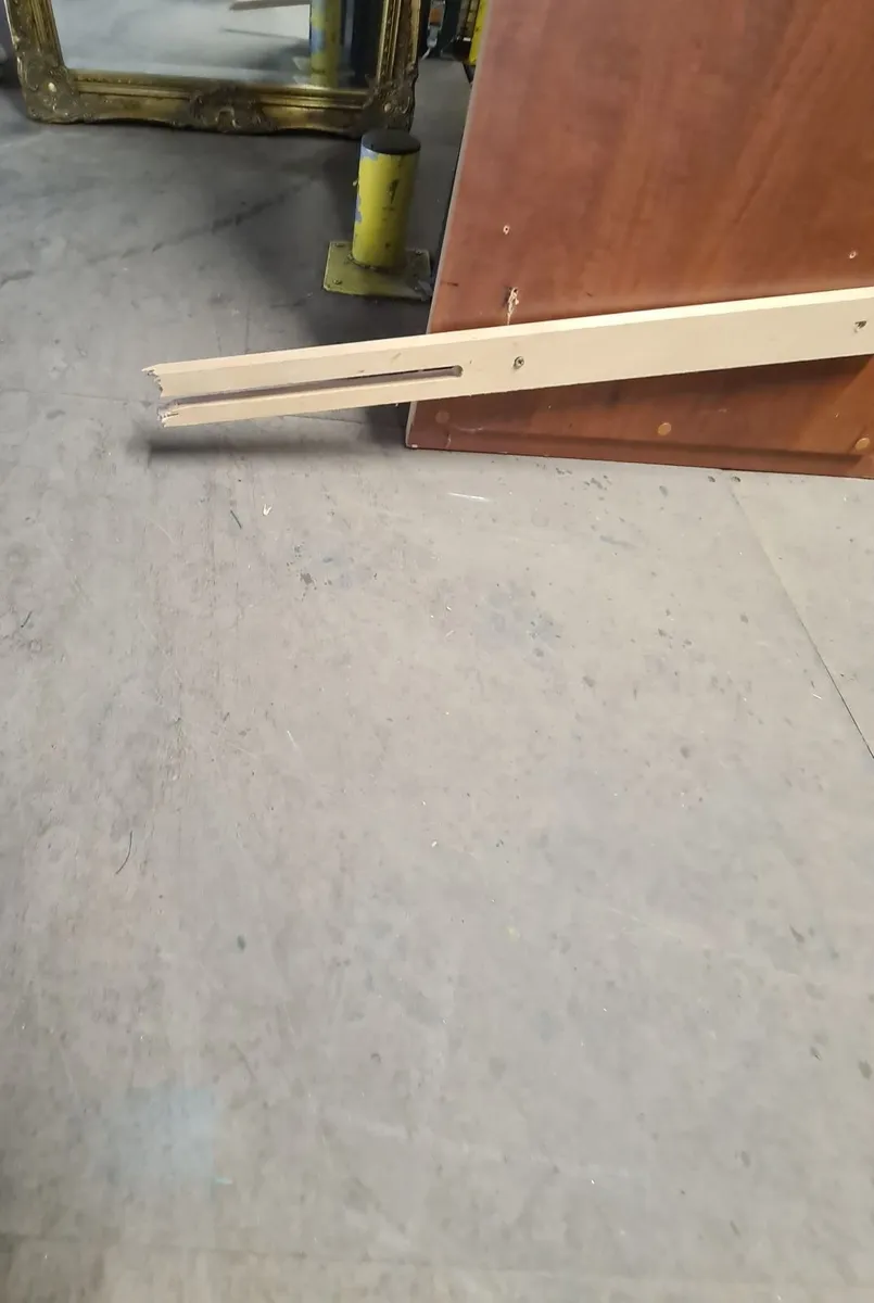 Wooden Bed Headboard with Minor Defect - Image 4
