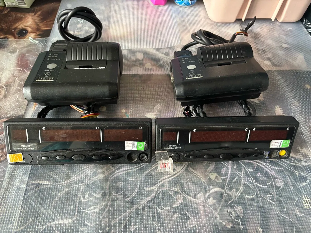 Cygnus taxi meter and printer