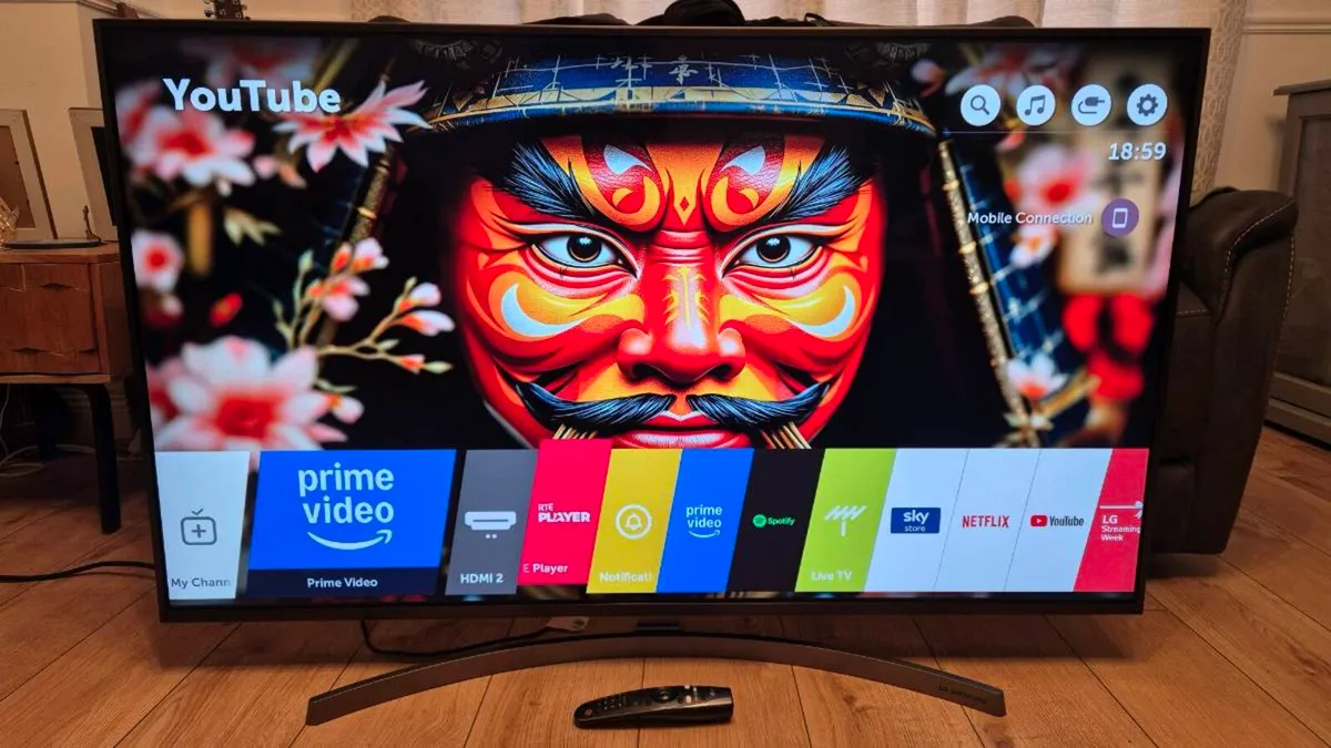 LG 55” 4K NanoCell Smart TV - Image 1