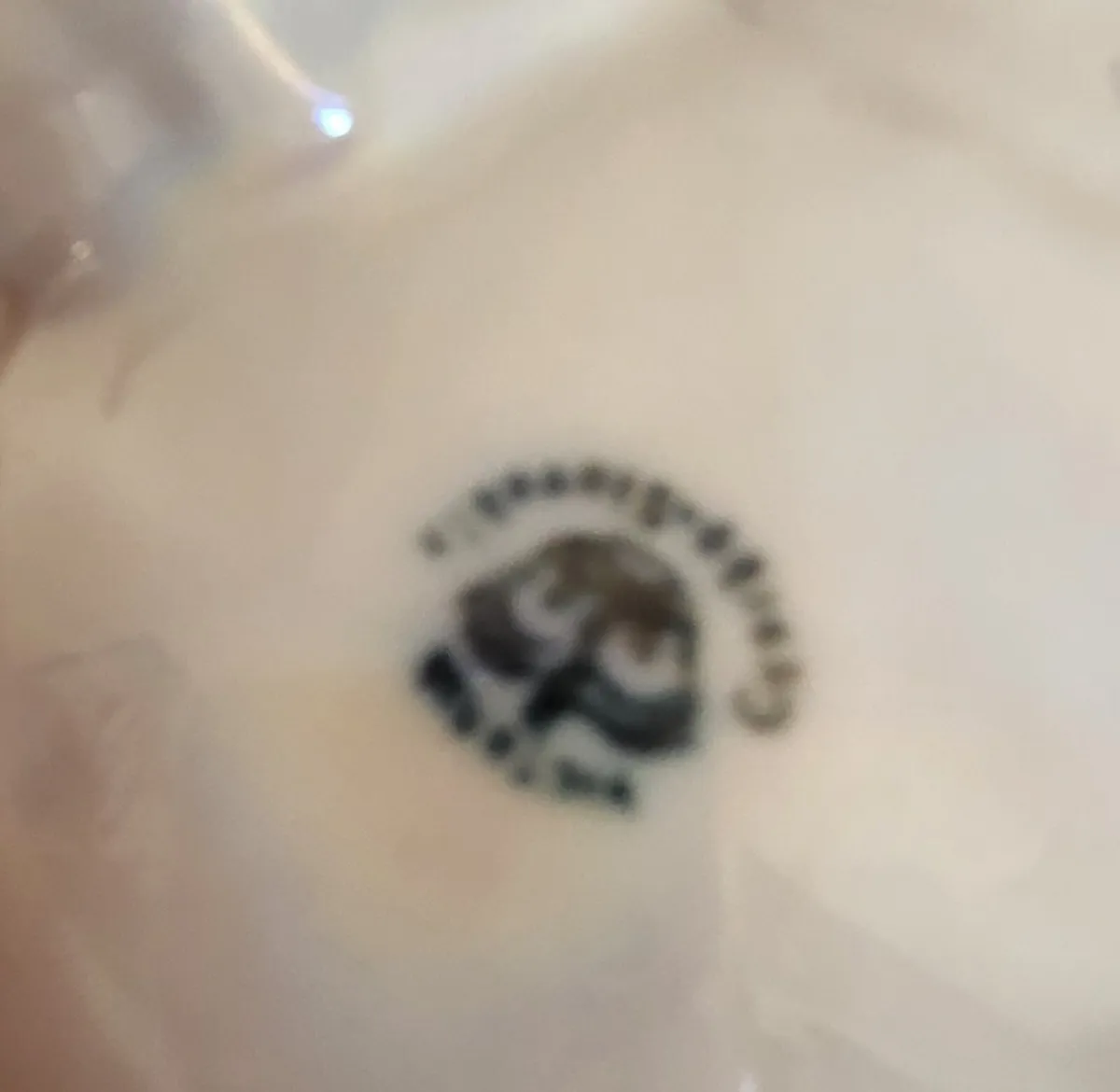 Antique Old Collectible Victoria Porcelain Tee Pot - Image 4