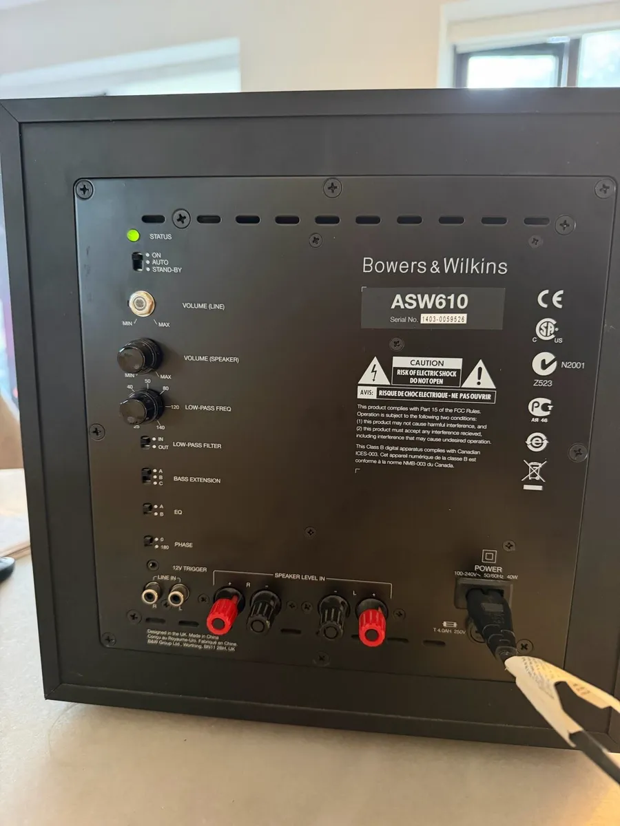 Bowers & Wilkins ASW610 Subwoofer - Massive bass - Image 2