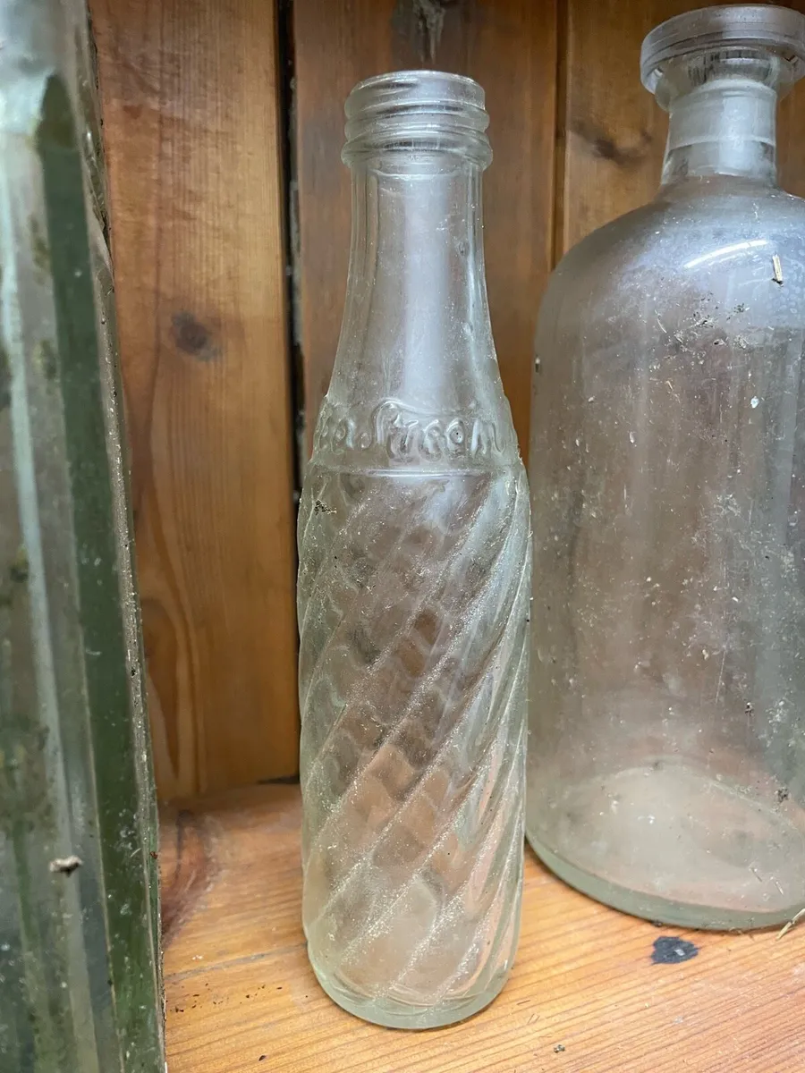 Bottles glass antique - Image 2