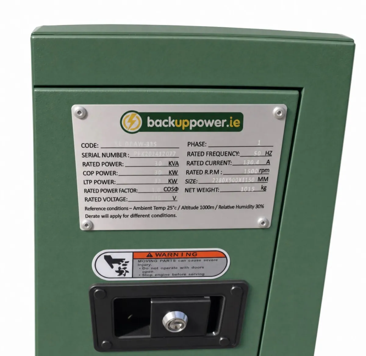 33kVA DIESEL GENERATOR FARM& BUSINESS BACKUP POWER - Image 3