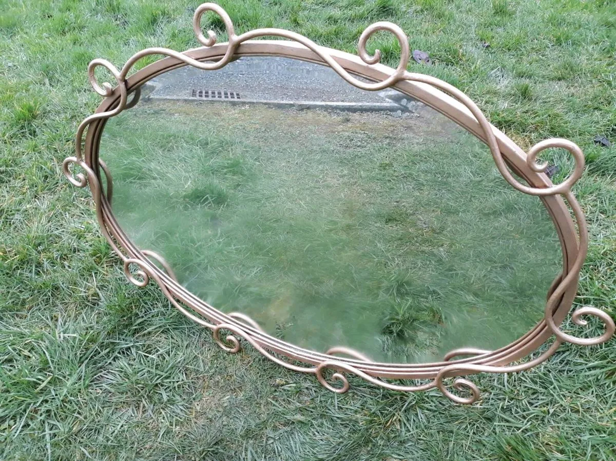 Gold Decorative Mirror - Image 1