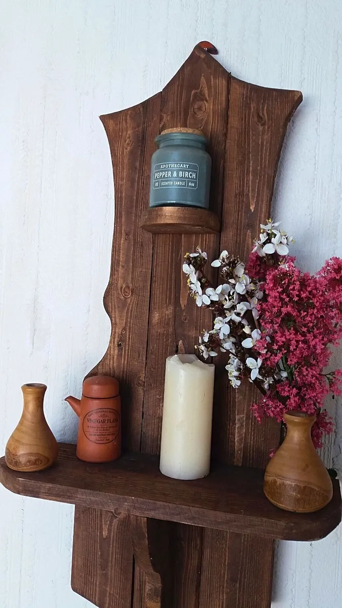 Rustic Floating Display Shelf - Image 2
