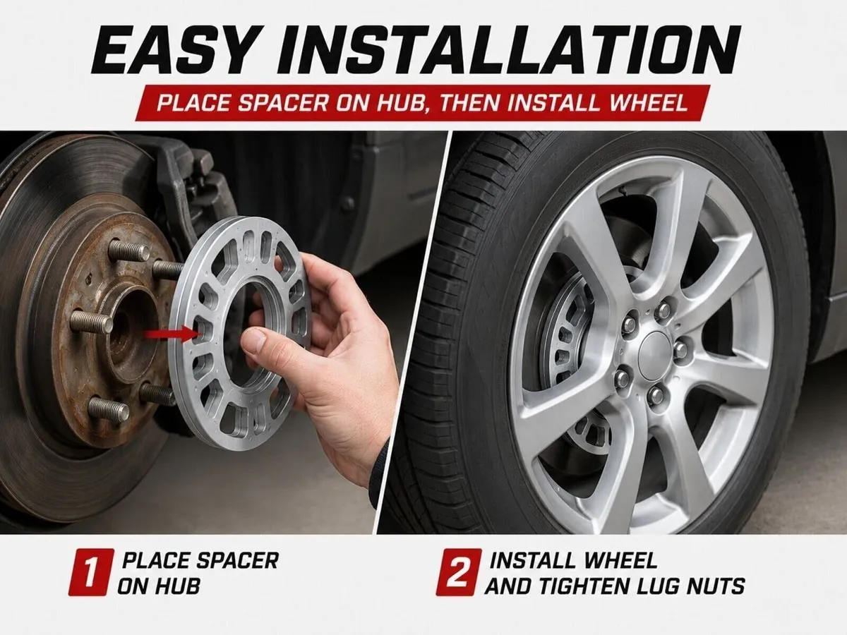 Wheel Spacers Multi-Fit-  FREE POST - Image 3