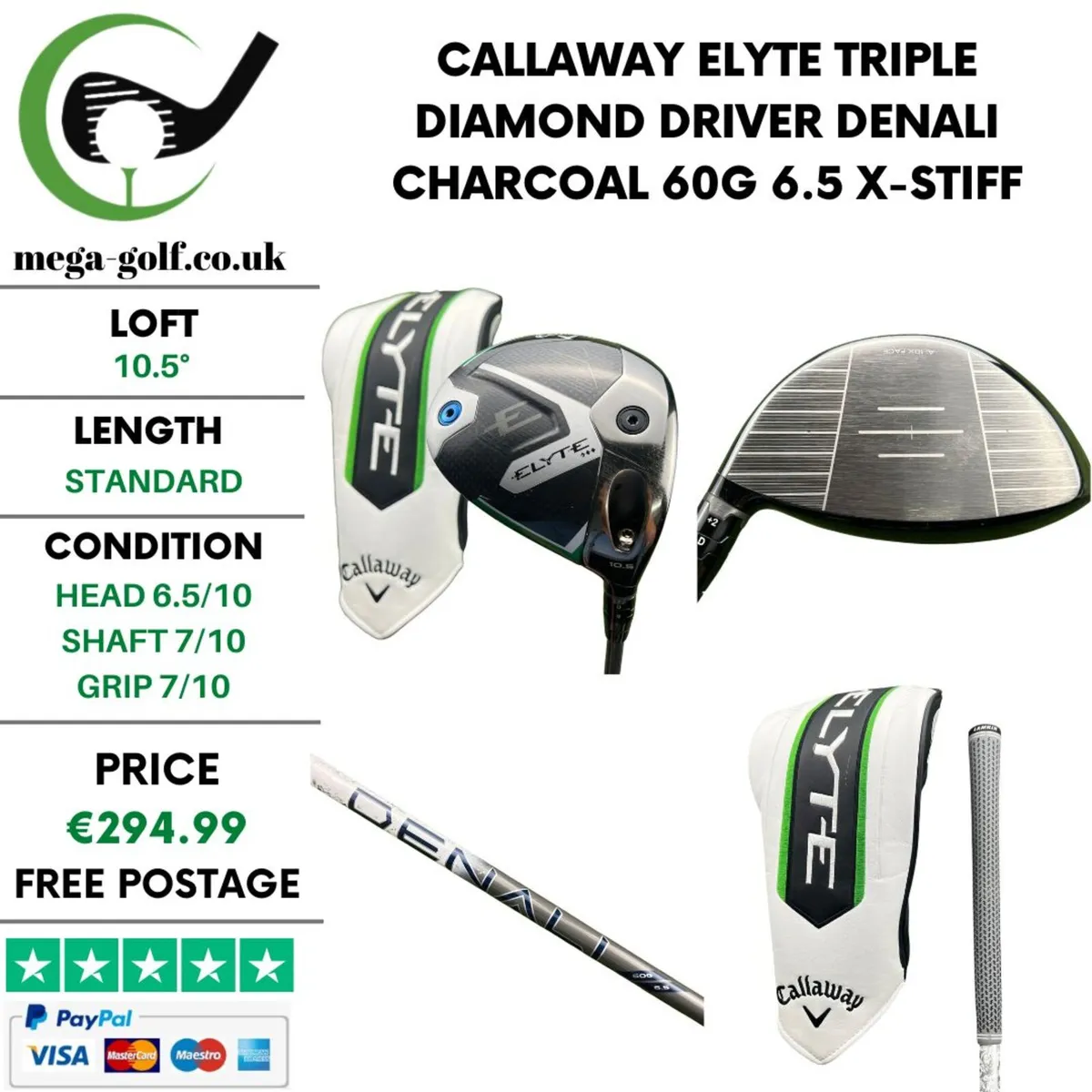 Callaway Elyte Triple Diamond Driver / 10.5° - Image 1
