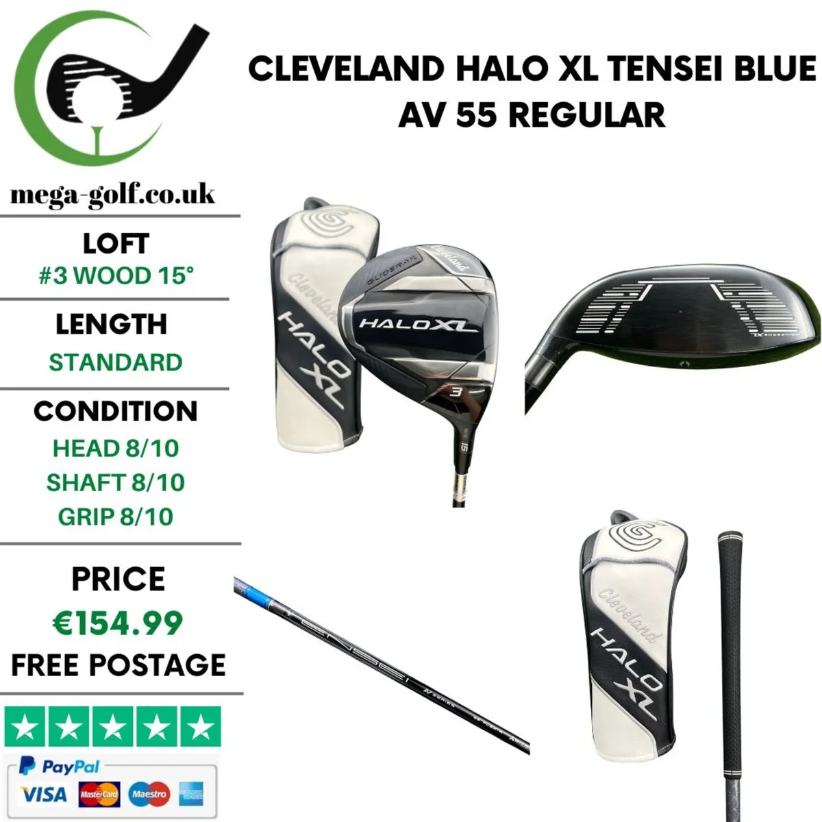 Cleveland Halo XL #3 Wood 15° / Stiff - Image 1