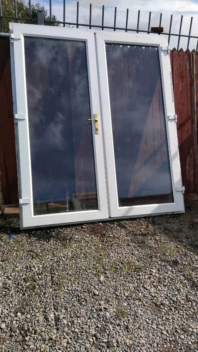 Pvc french doors - Image 1