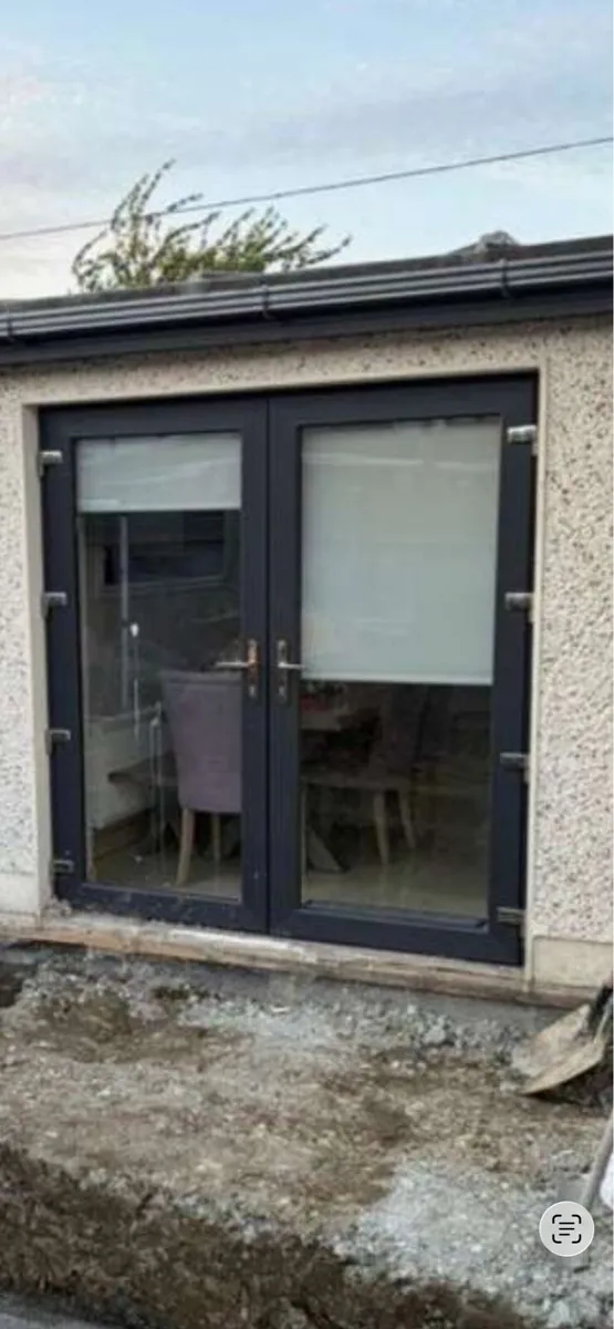 UPVC ANTHRACITE GREY FRENCH DOOR
