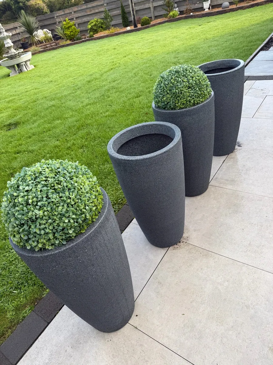 4 planters pots - Image 2
